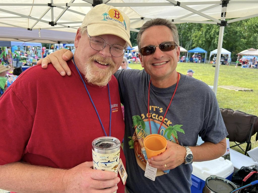 Ben and Chip enjoying the Labor Day Weekend event!